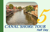 Canal Shore Tour Bangkok Half Day