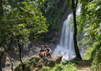 Waterfall amidst the nature Khaolak