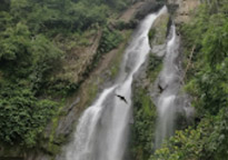 Waterfall amidst the nature Khaolak