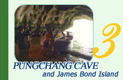 Pungchang Cave and James Bond Island