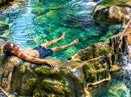 Hot Spring Waterfall