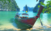 Longtail Boat Charter in Koh Yao: James Bond Island