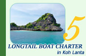 Longtail Boat Charter in Koh lanta