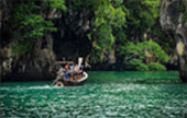 Longtail Boat Charter in Phuket: James Bond + Khai Island