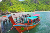 Longtail Boat Charter in Samui Island: Route1