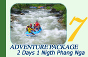 Adventure Package 2 Days 1 Night Phang Nga