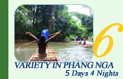 Variety in Phang Nga : Package for Long Holiday