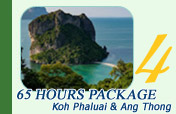 65 Hours Package. Koh Phaluai and Ang Thong Archipelago