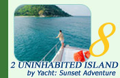 2 Uninhabited Islands by Yacht: Pattaya Sunset Adventure