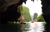 Charter Long Tail Boat Nature Route: 5 Islands of Phang Nga Bay.