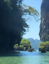 Charter Long Tail Boat Nature Route: 5 Islands of Phang Nga Bay.