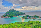 Koh Tao and Koh Nang Yuan One day by private Local Boat