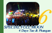 Special Full Moon Package: 4Days on Koh Tao and Koh Phangan